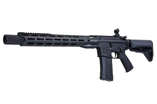 EMG GRIDLOK 15インチ ライトレイル エアソフト M4 AEGライフル（ブラック、Strike Industriesライセンス商品、King Arms製）-AIRSOFT GOGO エアガン・サバゲー用品通販