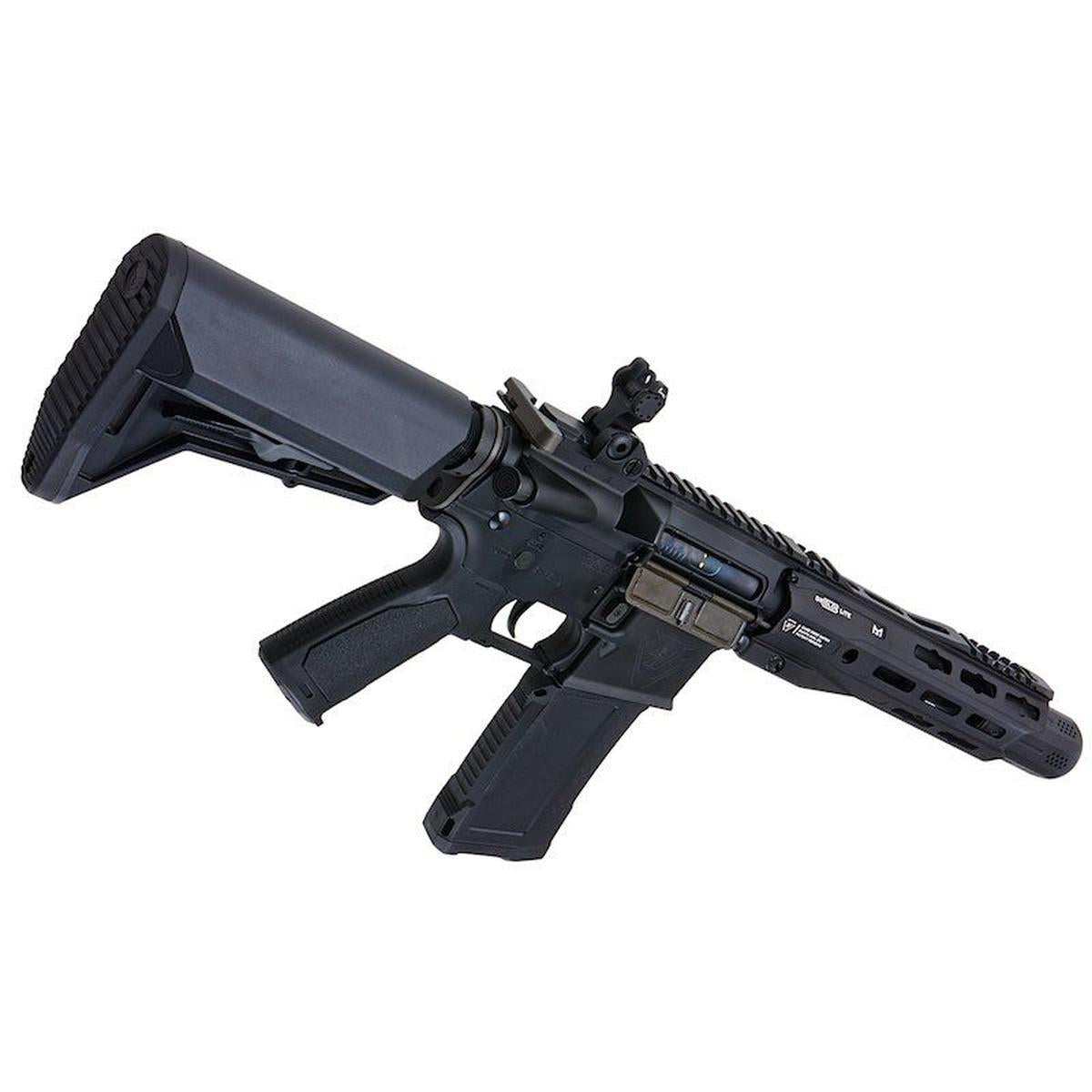 EMG GRIDLOK 8.5 インチ ライトレール AEG エアソフト ライフル (ブラック、ストライク インダストリーズ ライセンス、KING ARMS 製)-AIRSOFT GOGO エアガン・サバゲー用品通販