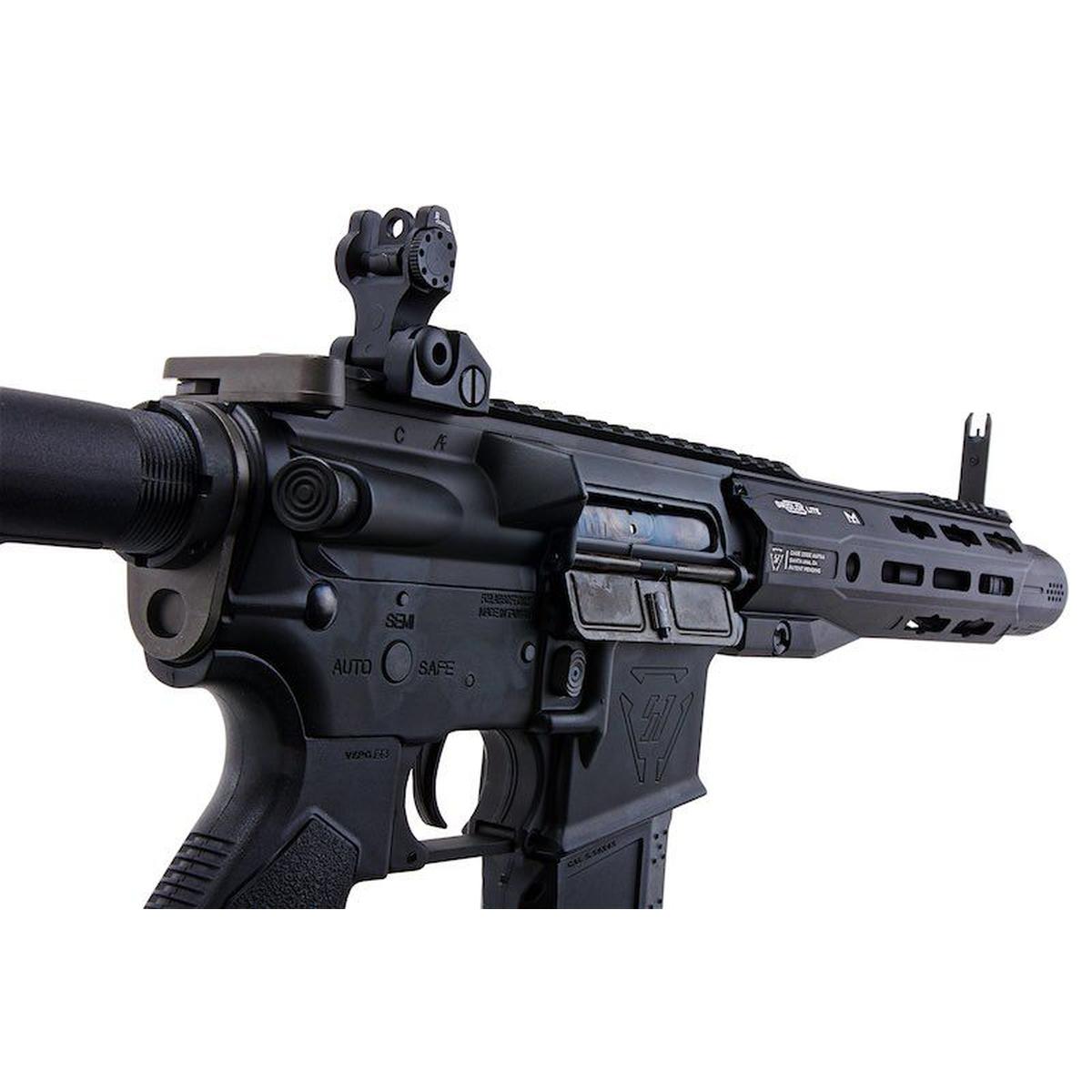 EMG GRIDLOK 8.5 インチ ライトレール AEG エアソフト ライフル (ブラック、ストライク インダストリーズ ライセンス、KING ARMS 製)-AIRSOFT GOGO エアガン・サバゲー用品通販