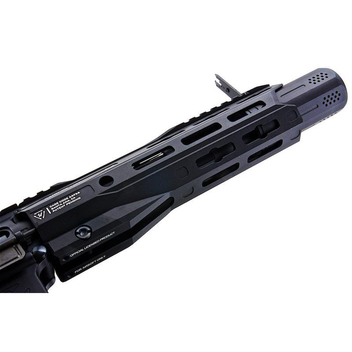 EMG GRIDLOK 8.5 インチ ライトレール AEG エアソフト ライフル (ブラック、ストライク インダストリーズ ライセンス、KING ARMS 製)-AIRSOFT GOGO エアガン・サバゲー用品通販