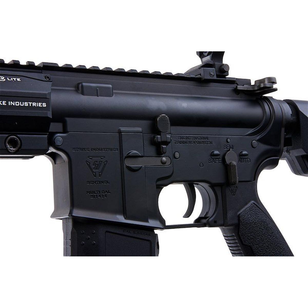 EMG GRIDLOK 8.5 インチ ライトレール AEG エアソフト ライフル (ブラック、ストライク インダストリーズ ライセンス、KING ARMS 製)-AIRSOFT GOGO エアガン・サバゲー用品通販
