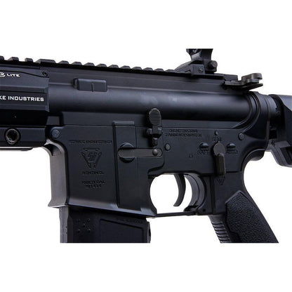 EMG GRIDLOK 8.5 インチ ライトレール AEG エアソフト ライフル (ブラック、ストライク インダストリーズ ライセンス、KING ARMS 製)-AIRSOFT GOGO エアガン・サバゲー用品通販