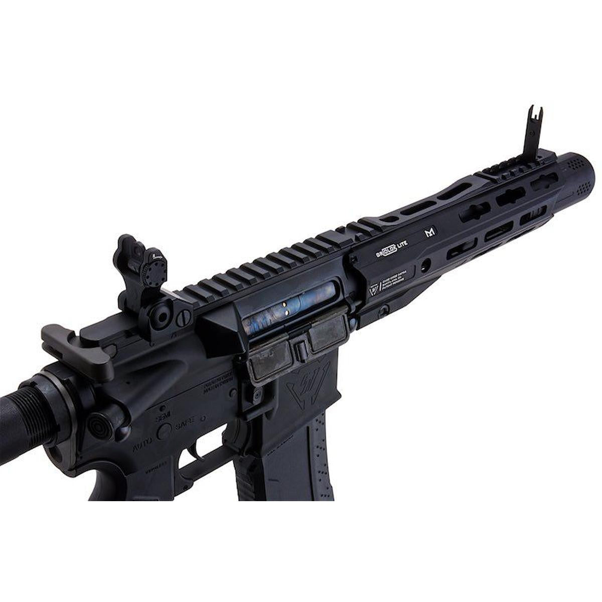 EMG GRIDLOK 8.5 インチ ライトレール AEG エアソフト ライフル (ブラック、ストライク インダストリーズ ライセンス、KING ARMS 製)-AIRSOFT GOGO エアガン・サバゲー用品通販