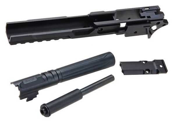 EMG Hi Capa GBB エアソフトガン SI 2011 フレームキット (CNC、ブラック、Strike Industries ライセンス)-AIRSOFT GOGO エアガン・サバゲー用品通販