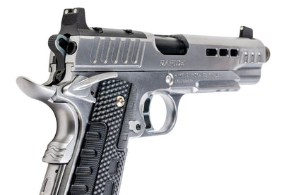 EMG キンバー 1911 ラピード アイス GBB エアソフトピストル - 銀(ぎん) (RMR Ver.、スタンダード) (AW Custom製)-AIRSOFT GOGO エアガン・サバゲー用品通販