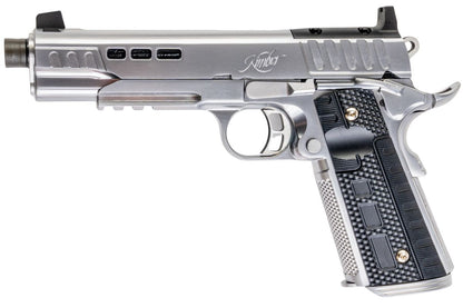 EMG キンバー 1911 ラピード アイス GBB エアソフトピストル - 銀(ぎん) (RMR Ver.、スタンダード) (AW Custom製)-AIRSOFT GOGO エアガン・サバゲー用品通販