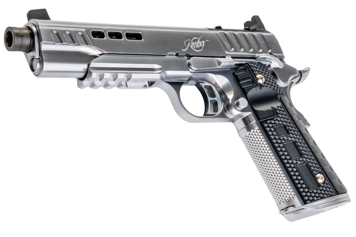 EMG キンバー 1911 ラピード アイス GBB エアソフトピストル - 銀(ぎん) (RMR Ver.、スタンダード) (AW Custom製)-AIRSOFT GOGO エアガン・サバゲー用品通販