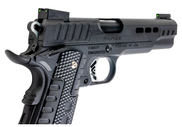 EMG キンバー 1911 ラピード ダスク GBB エアソフトピストル - ブラック (スタンダード) (AW Custom製)-AIRSOFT GOGO エアガン・サバゲー用品通販