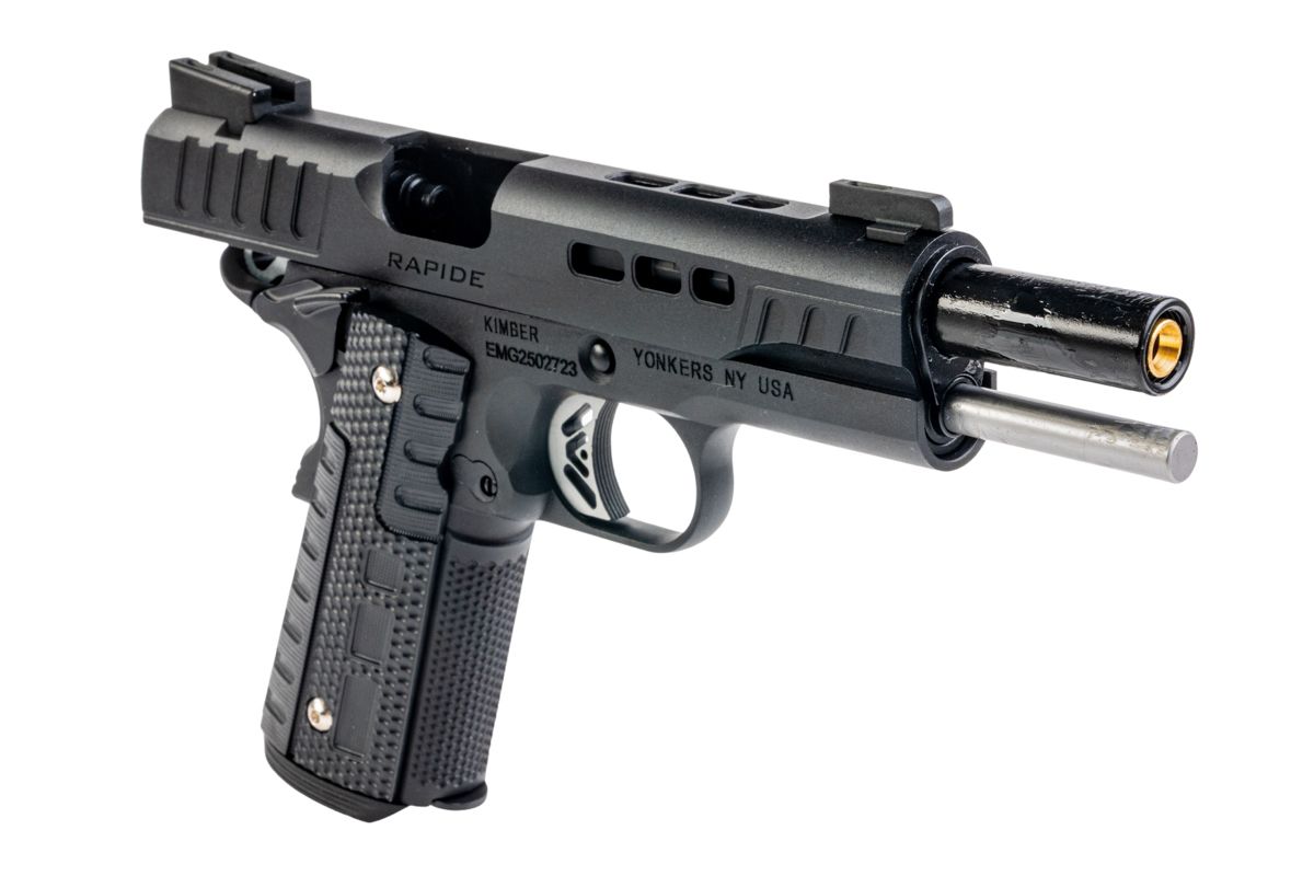 EMG キンバー 1911 ラピード ダスク GBB エアソフトピストル - ブラック (スタンダード) (AW Custom製)-AIRSOFT GOGO エアガン・サバゲー用品通販