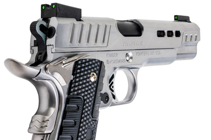 EMG キンバー 1911 ラピード フロスト GBB エアソフトピストル - 銀(ぎん) (スタンダード) (AW Custom製)-AIRSOFT GOGO エアガン・サバゲー用品通販