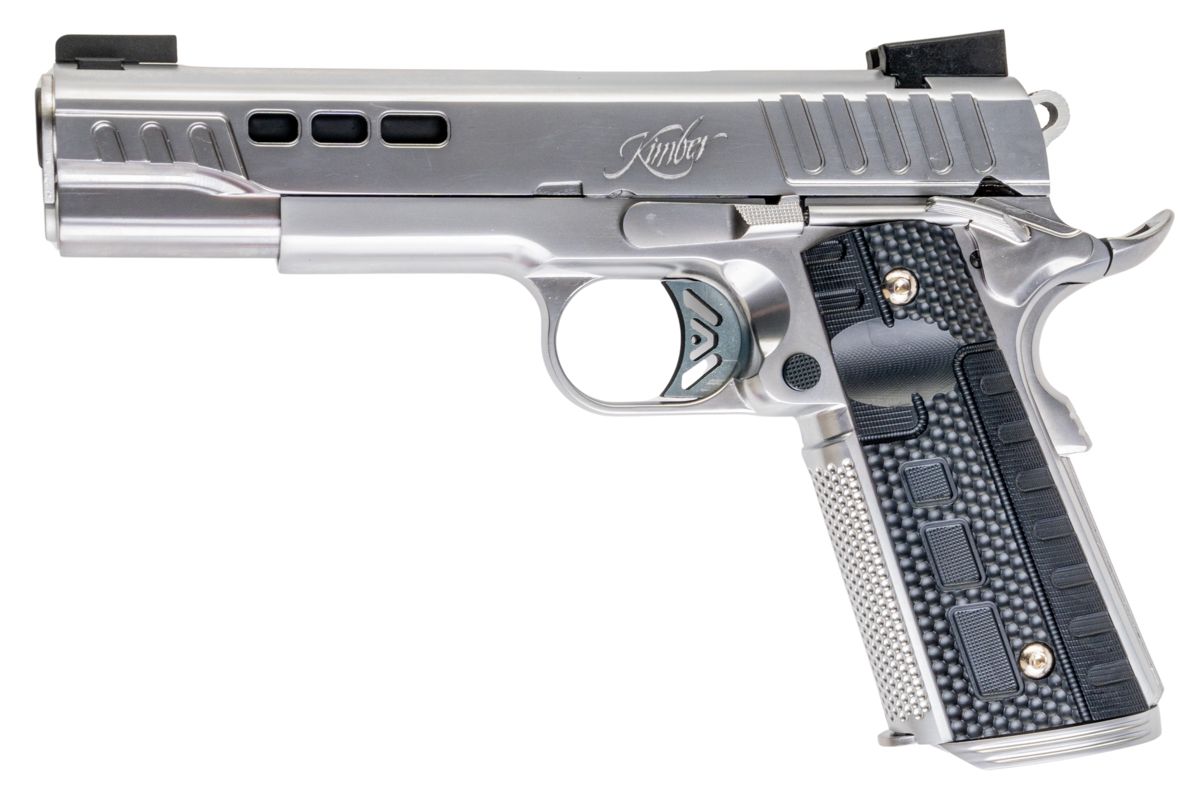 EMG キンバー 1911 ラピード フロスト GBB エアソフトピストル - 銀(ぎん) (スタンダード) (AW Custom製)-AIRSOFT GOGO エアガン・サバゲー用品通販