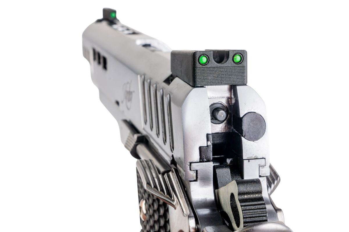 EMG キンバー 1911 ラピード フロスト GBB エアソフトピストル - 銀(ぎん) (スタンダード) (AW Custom製)-AIRSOFT GOGO エアガン・サバゲー用品通販