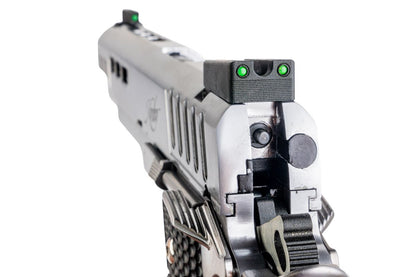 EMG キンバー 1911 ラピード フロスト GBB エアソフトピストル - 銀(ぎん) (スタンダード) (AW Custom製)-AIRSOFT GOGO エアガン・サバゲー用品通販
