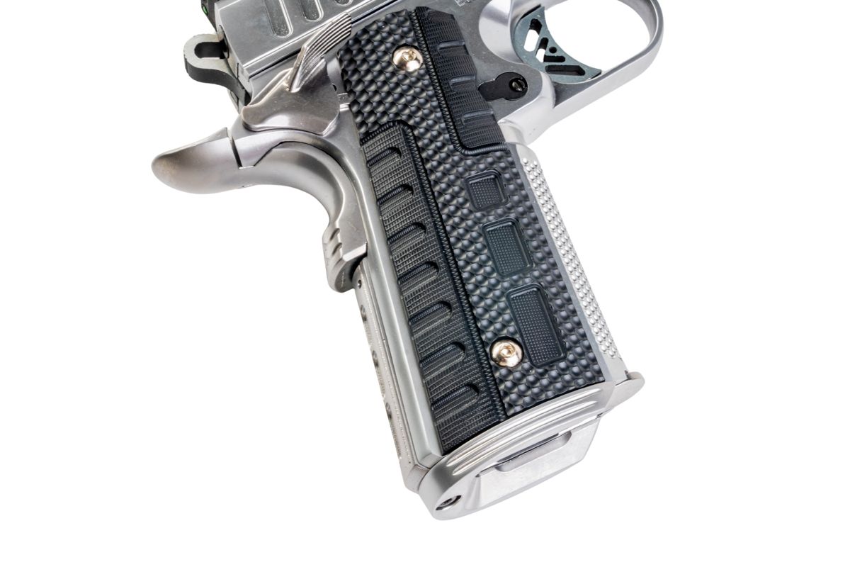 EMG キンバー 1911 ラピード フロスト GBB エアソフトピストル - 銀(ぎん) (スタンダード) (AW Custom製)-AIRSOFT GOGO エアガン・サバゲー用品通販