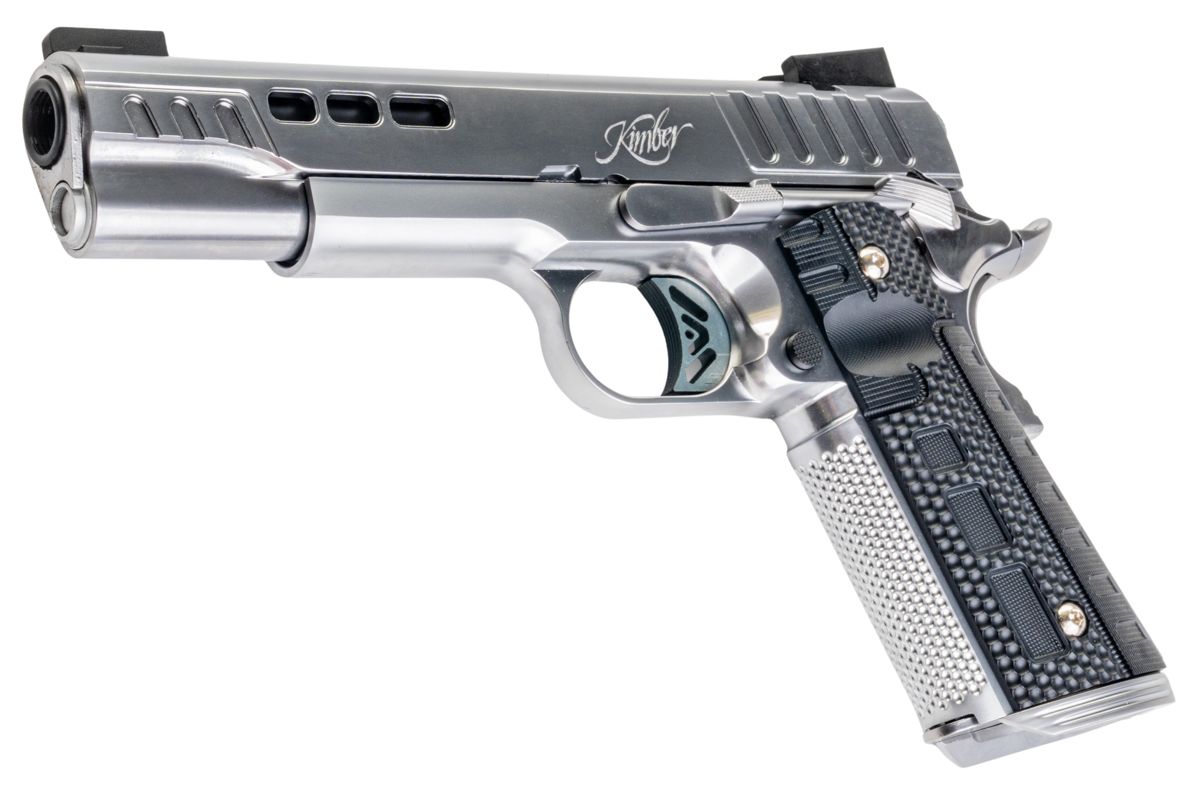 EMG キンバー 1911 ラピード フロスト GBB エアソフトピストル - 銀(ぎん) (スタンダード) (AW Custom製)-AIRSOFT GOGO エアガン・サバゲー用品通販