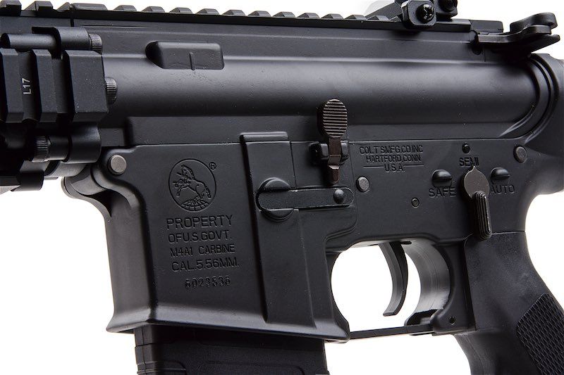 EMG コルト ダニエルディフェンス 12.25インチ M4A1 SOPMOD ブロック2 エアソフト M4 AEG ライフル - BK (KING ARMS製)-AIRSOFT GOGO エアガン・サバゲー用品通販