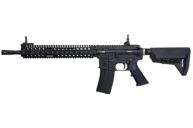 EMG コルト ダニエルディフェンス 12.5インチ M4A1 SOPMOD ブロック2 エアソフト M4 GBB ライフル - BK (KING ARMS製)-AIRSOFT GOGO エアガン・サバゲー用品通販