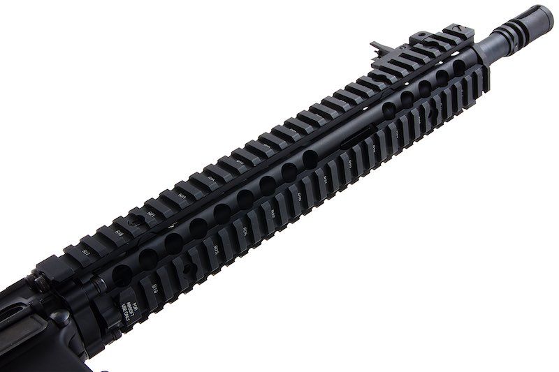 EMG コルト ダニエルディフェンス 12.5インチ M4A1 SOPMOD ブロック2 エアソフト M4 GBB ライフル - BK (KING ARMS製)-AIRSOFT GOGO エアガン・サバゲー用品通販