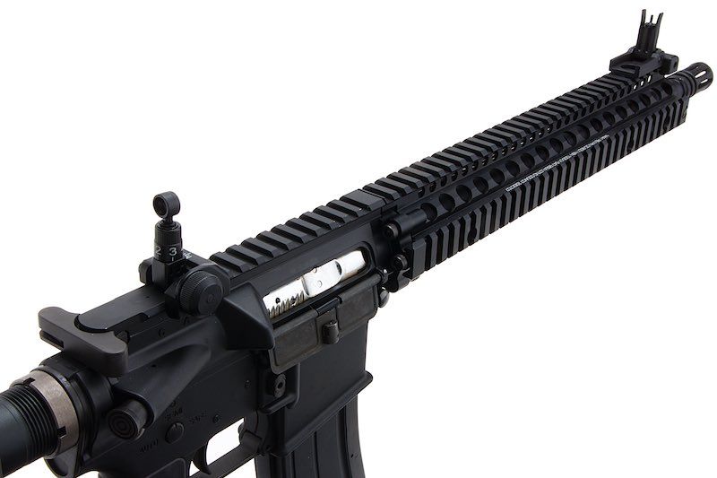EMG コルト ダニエルディフェンス 12.5インチ M4A1 SOPMOD ブロック2 エアソフト M4 GBB ライフル - BK (KING ARMS製)-AIRSOFT GOGO エアガン・サバゲー用品通販