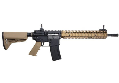 EMG コルト ダニエルディフェンス 12.5インチ M4A1 SOPMOD ブロック2 エアソフト M4 GBB ライフル - BK/DE (KING ARMS製)-AIRSOFT GOGO エアガン・サバゲー用品通販