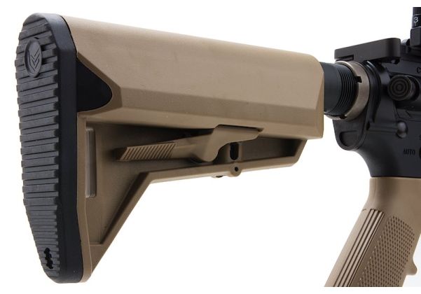 EMG コルト ダニエルディフェンス 12.5インチ M4A1 SOPMOD ブロック2 エアソフト M4 GBB ライフル - BK/DE (KING ARMS製)-AIRSOFT GOGO エアガン・サバゲー用品通販