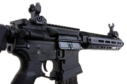 EMG Lancer Systemsライセンス取得済みL15 Defense AEGエアソフトライフル（フェイクカーボンハンドガード/8インチ）by King Arms-AIRSOFT GOGO エアガン・サバゲー用品通販