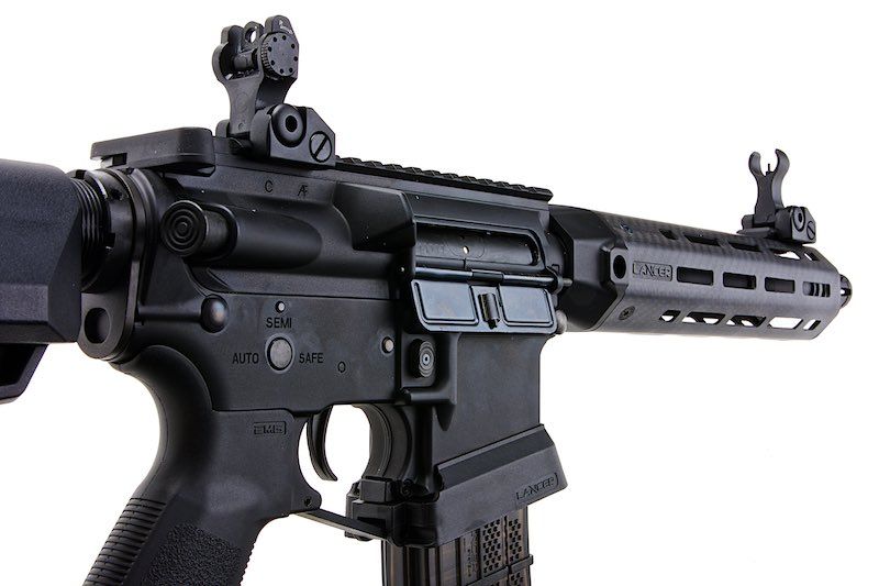 EMG Lancer Systemsライセンス取得済みL15 Defense AEGエアソフトライフル（カーボンファイバーハンドガード/8インチ）by King Arms-AIRSOFT GOGO エアガン・サバゲー用品通販