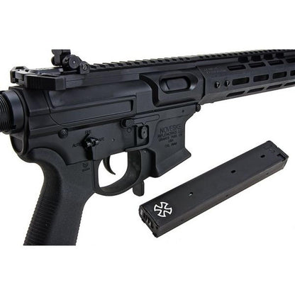 EMG NOVESKE 9 (9MM PCC) エアソフト AEG ライフル - ブラック (APS 製)-AIRSOFT GOGO エアガン・サバゲー用品通販