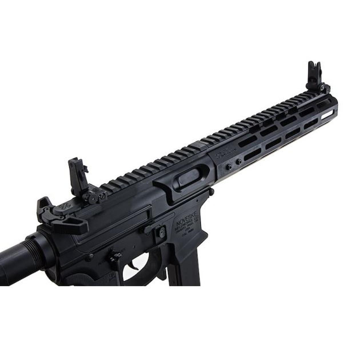 EMG NOVESKE 9 (9MM PCC) エアソフト AEG ライフル - ブラック (APS 製)-AIRSOFT GOGO エアガン・サバゲー用品通販
