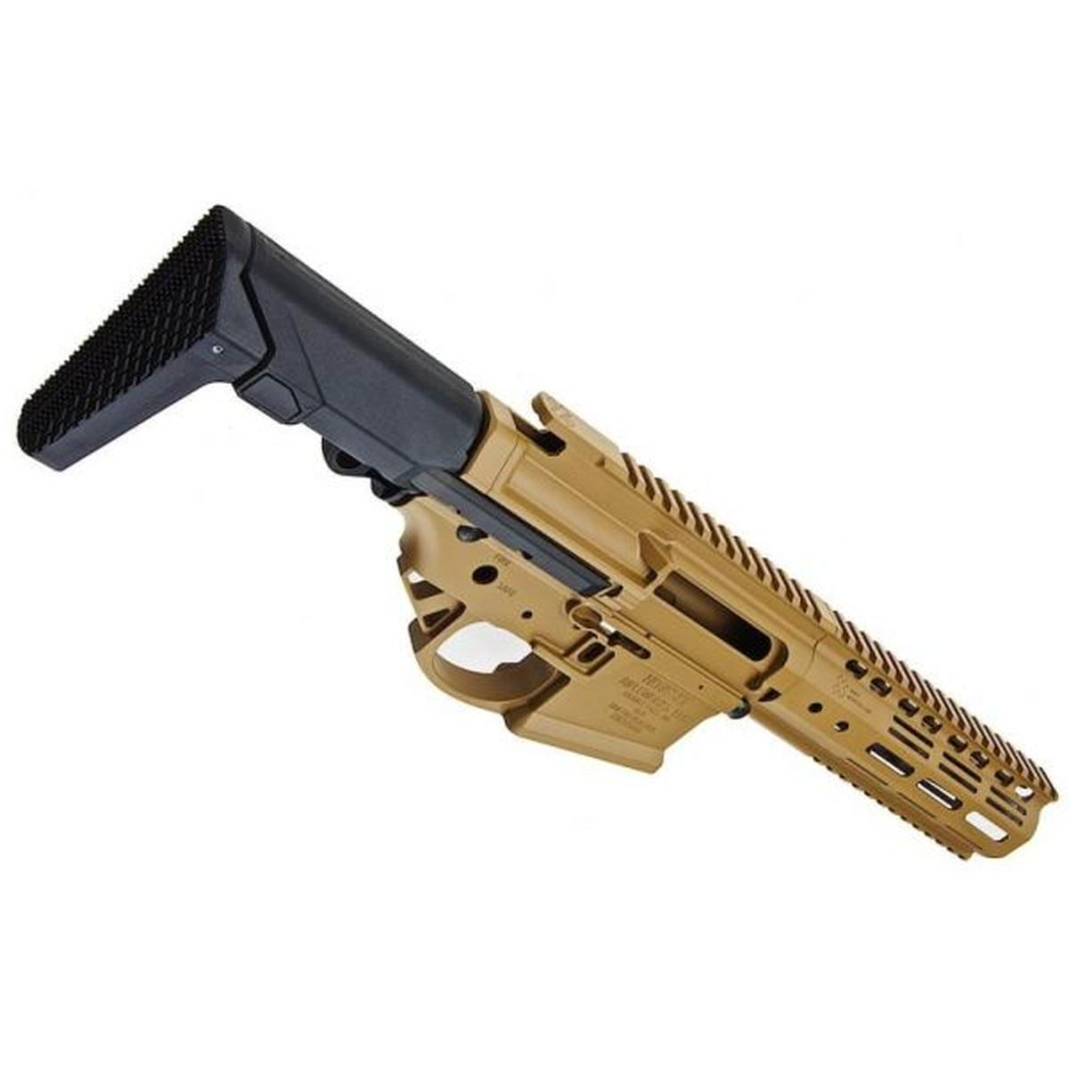 EMG NOVESKE GEN4 ゲットー ブラスター レシーバー キット (7.94 インチ) マルイ MWS GBB (DYTAC 製) セラコート ブラウン-AIRSOFT GOGO エアガン・サバゲー用品通販