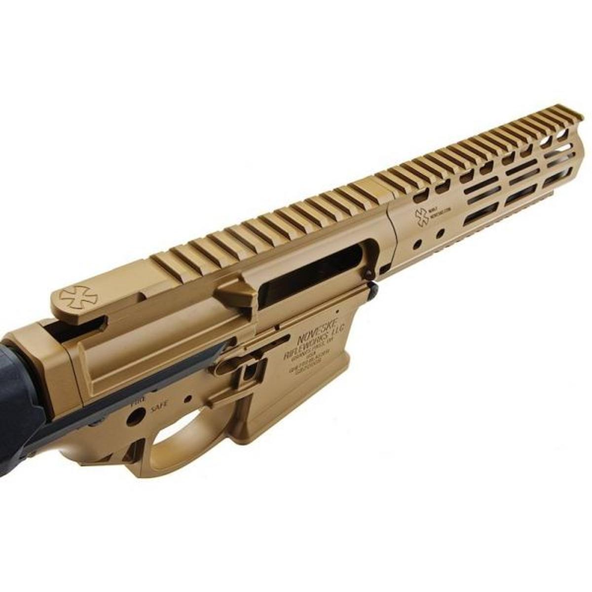 EMG NOVESKE GEN4 ゲットー ブラスター レシーバー キット (7.94 インチ) マルイ MWS GBB (DYTAC 製) セラコート ブラウン-AIRSOFT GOGO エアガン・サバゲー用品通販