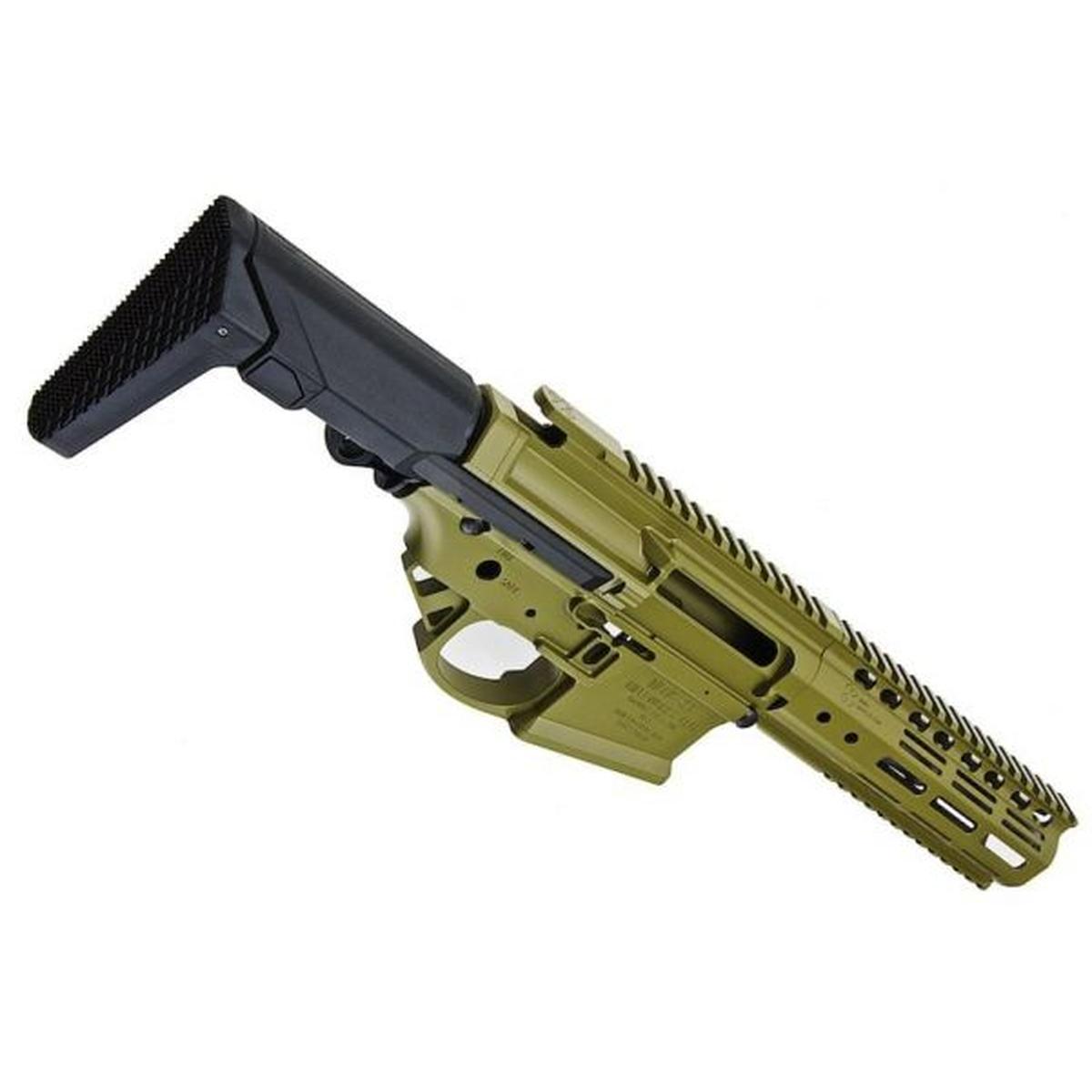 EMG NOVESKE GEN4 ゲットー ブラスター レシーバー キット (7.94 インチ) マルイ MWS GBB (DYTAC 製) セラコート グリーン-AIRSOFT GOGO エアガン・サバゲー用品通販
