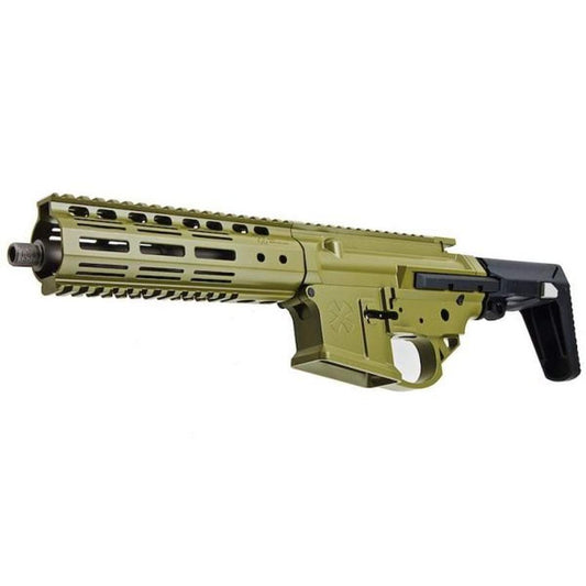 EMG NOVESKE GEN4 ゲットー ブラスター レシーバー キット (7.94 インチ) マルイ MWS GBB (DYTAC 製) セラコート グリーン-AIRSOFT GOGO エアガン・サバゲー用品通販