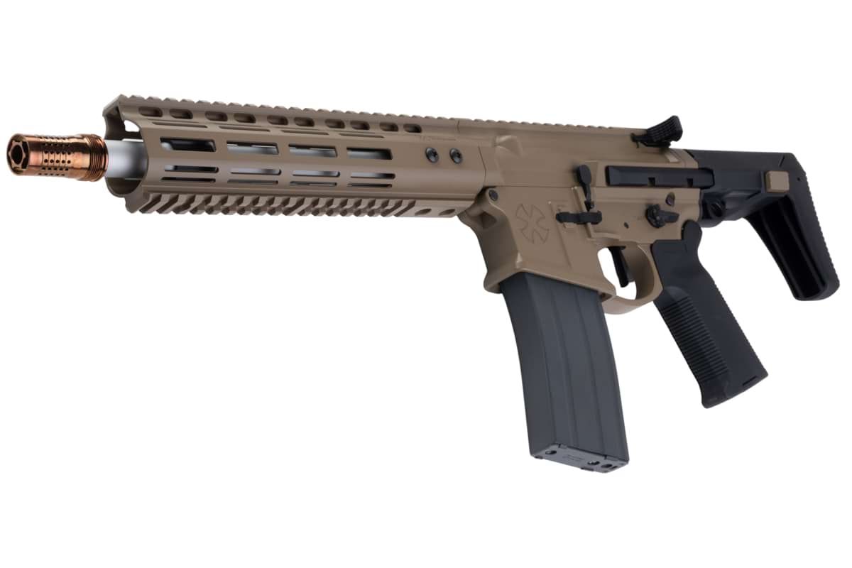 EMG Noveske N4 GHETTO BLASTER NHR-9 (10.5 インチ) エアソフト M4 GBBR (MWS システム) Double Eagle - DE (第 2 世代)-AIRSOFT GOGO エアガン・サバゲー用品通販