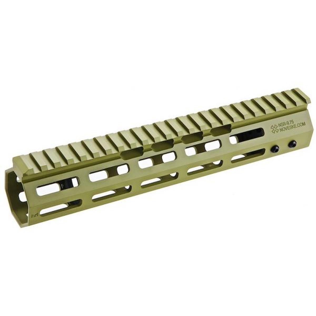 EMG NOVESKE NSR 9.75 インチ M-LOK ハンドガード - グリーン (APS 製