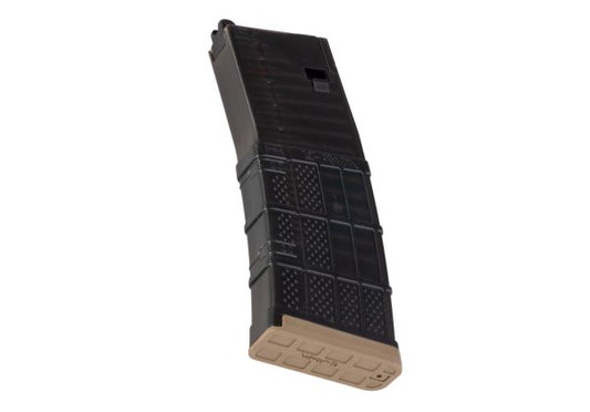 EMG ランサー システムズ L5AWM V2 35 発ガスマガジン マルイ MWS GBBR 用 ANGRY GUN 製 (300BLK、半透明スモーク)-AIRSOFT GOGO エアガン・サバゲー用品通販