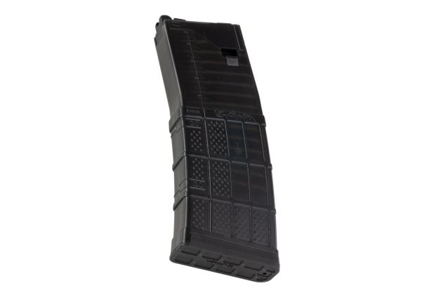 EMG ランサー システムズ L5AWM V2 35 発ガスマガジン マルイ MWS GBBR 用 ANGRY GUN 製 (5.56 タイプ、半透明スモーク)-AIRSOFT GOGO エアガン・サバゲー用品通販