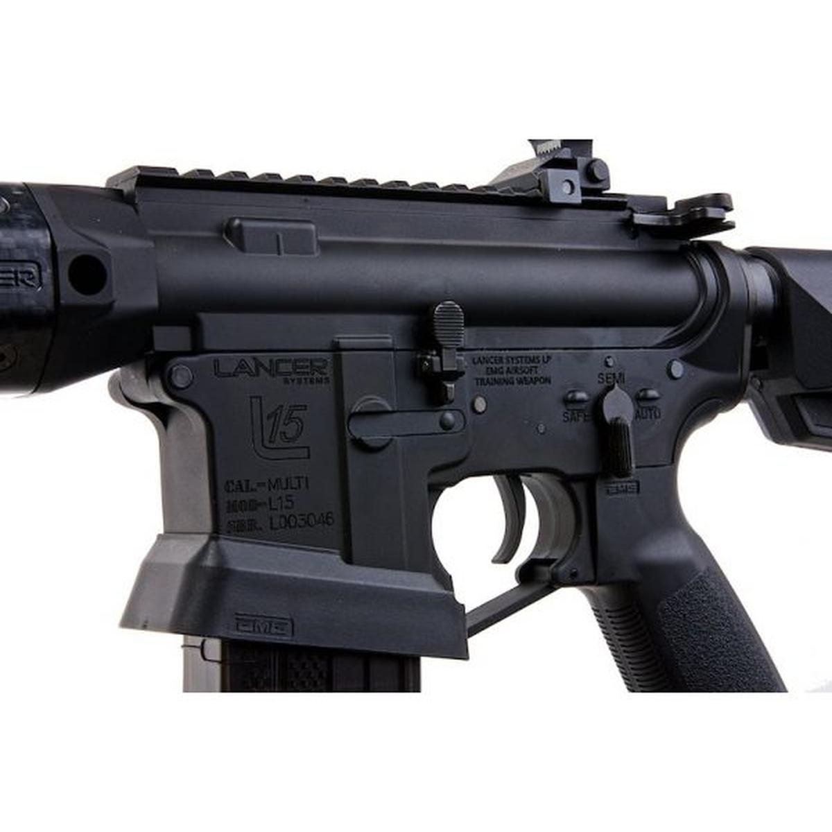 EMG ランサー システムズ ライセンス L15 ディフェンス AEG エアソフト ライフル (ブラック ハンドガード /12 インチ) KING ARMS 製-AIRSOFT GOGO エアガン・サバゲー用品通販