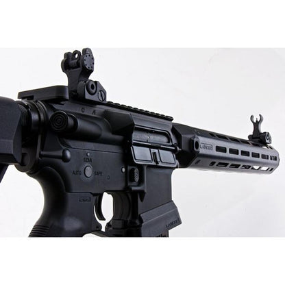 EMG ランサー システムズ ライセンス L15 ディフェンス AEG エアソフト ライフル (フェイク カーボン ハンドガード /12 インチ) KING ARMS 製-AIRSOFT GOGO エアガン・サバゲー用品通販