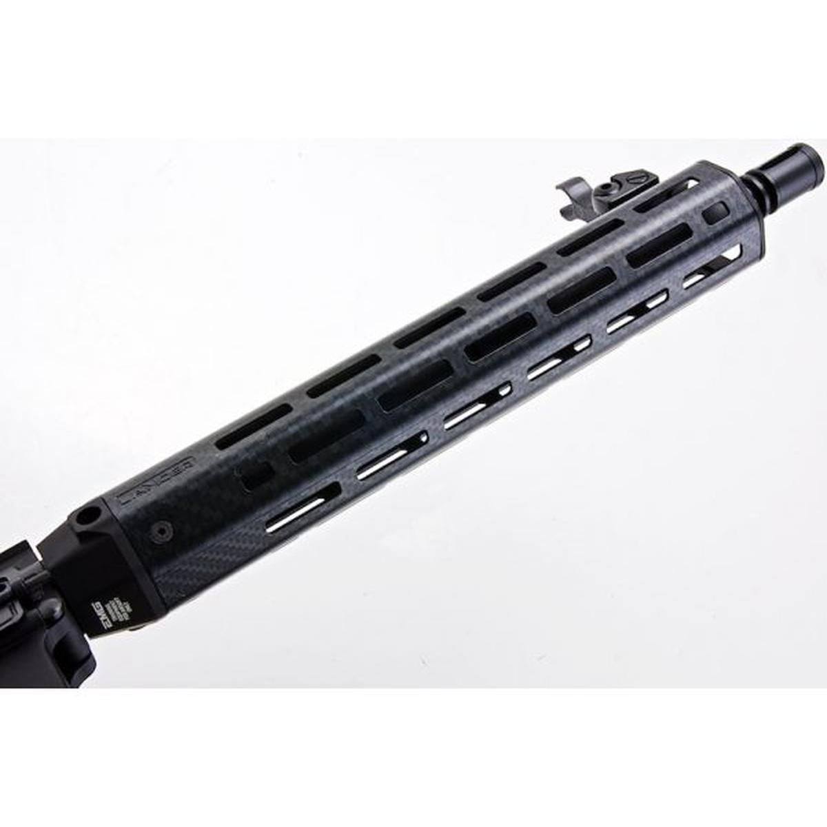 EMG ランサー システムズ ライセンス L15 ディフェンス AEG エアソフト ライフル (フェイク カーボン ハンドガード /12 インチ) KING ARMS 製-AIRSOFT GOGO エアガン・サバゲー用品通販