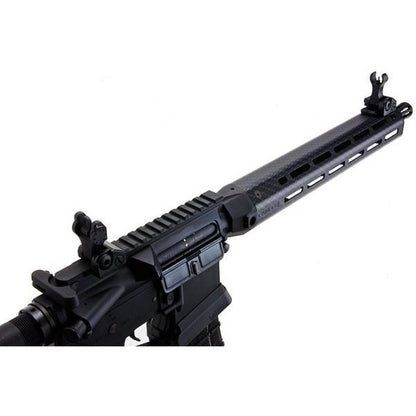 EMG ランサー システムズ ライセンス L15 ディフェンス AEG エアソフト ライフル (フェイク カーボン ハンドガード /12 インチ) KING ARMS 製-AIRSOFT GOGO エアガン・サバゲー用品通販