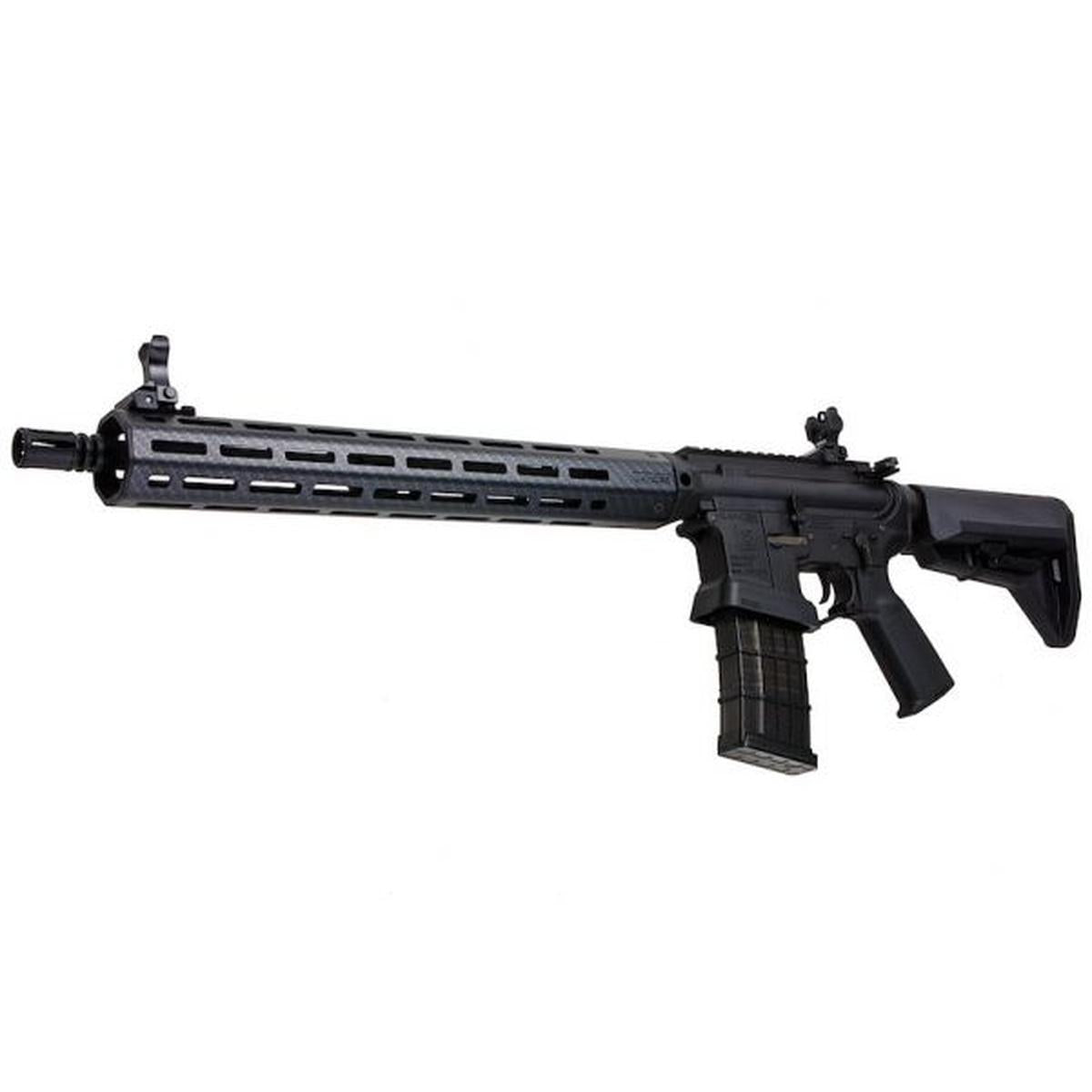 EMG ランサー システムズ ライセンス L15 ディフェンス AEG エアソフト ライフル (フェイク カーボン ハンドガード /15 インチ) KING ARMS 製-AIRSOFT GOGO エアガン・サバゲー用品通販