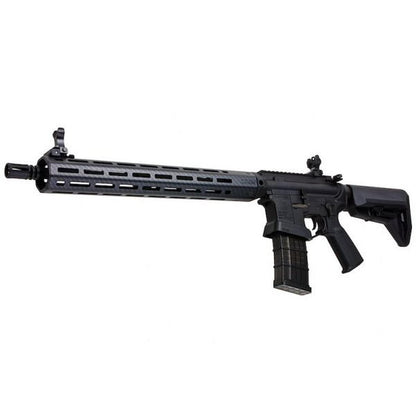 EMG ランサー システムズ ライセンス L15 ディフェンス AEG エアソフト ライフル (フェイク カーボン ハンドガード /15 インチ) KING ARMS 製-AIRSOFT GOGO エアガン・サバゲー用品通販