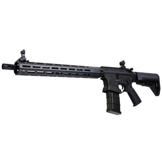 EMG ランサー システムズ ライセンス L15 ディフェンス AEG エアソフト ライフル (フェイク カーボン ハンドガード /15 インチ) KING ARMS 製-AIRSOFT GOGO エアガン・サバゲー用品通販
