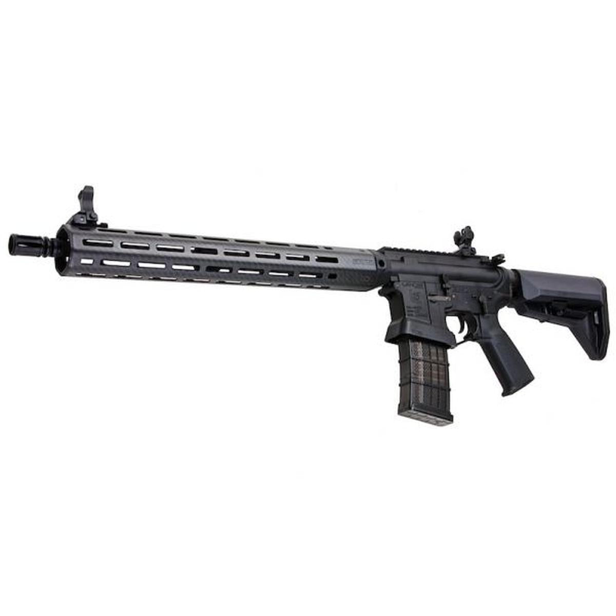 EMG ランサー システムズ ライセンス L15 ディフェンス電動ガン エアソフト ライフル (カーボンファイバー ハンドガード /15 インチ) KING ARMS 製-AIRSOFT GOGO エアガン・サバゲー用品通販