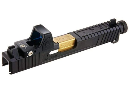 EMG SAI Tier One アップグレード CNC アルミニウム / アルミ GBBスライド セット (RMR サイト付き) (G&P製) Umarex/VFC Glock 17 Gen 4 GBBP 用-AIRSOFT GOGO エアガン・サバゲー用品通販