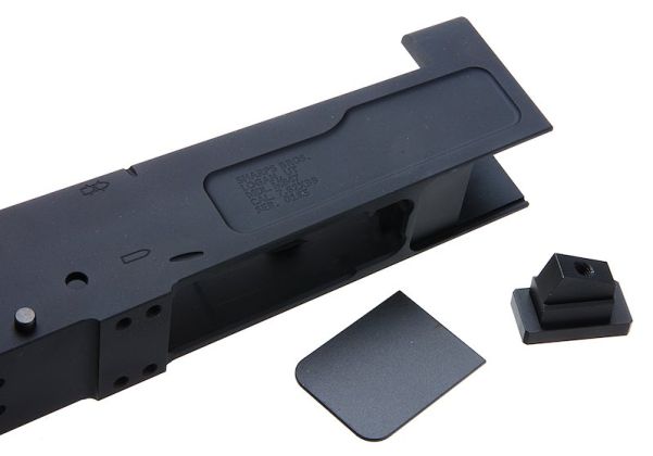 EMG Sharps Bro ライセンス取得済み MB47 レシーバー（Tokyo Marui AKM GBBR 用） - BK（M4 バッファーーチューブスタイル）（Dytac製）-AIRSOFT GOGO エアガン・サバゲー用品通販