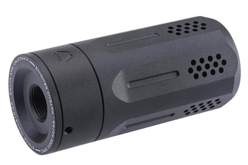 EMG SI オプレッサー ユニバーサル ブラスト密封(みっぷう)ド (14mm CCW、ブラック、Strike Industriesライセンス商品、KA製)-AIRSOFT GOGO エアガン・サバゲー用品通販