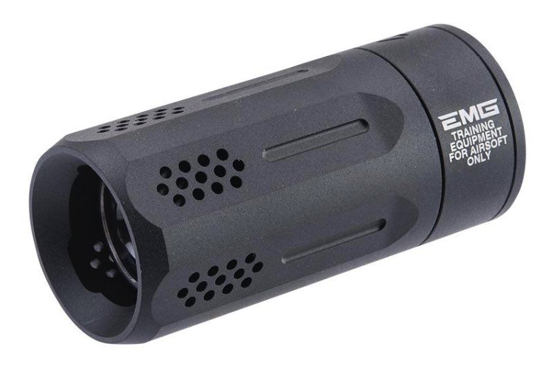 EMG SI オプレッサー ユニバーサル ブラスト密封(みっぷう)ド (14mm CCW、ブラック、Strike Industriesライセンス商品、KA製)-AIRSOFT GOGO エアガン・サバゲー用品通販