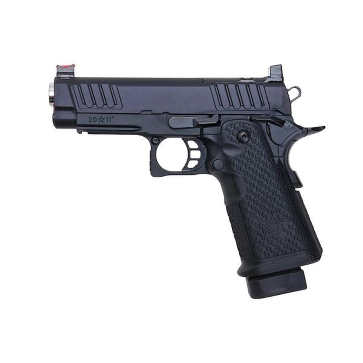 EMG STACCATO ライセンス C2 コンパクト 2011 GBB エアソフト ピストル (モデル: VIP グリップ / CNC / グリーン ガス)-AIRSOFT GOGO エアガン・サバゲー用品通販